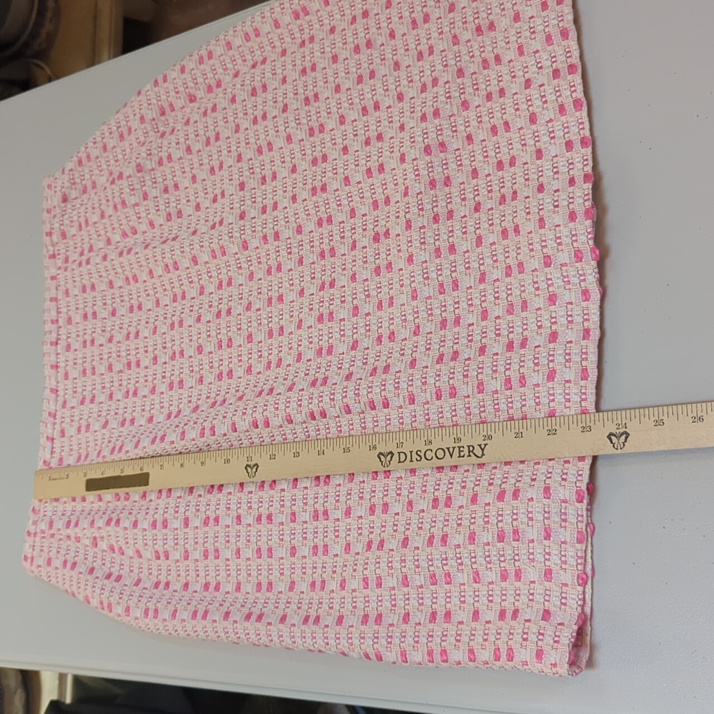Vintage, J. G. Hook, Pink And Cream Tweed Two Piece Power Suit. Size 14 - Picture 13 of 13